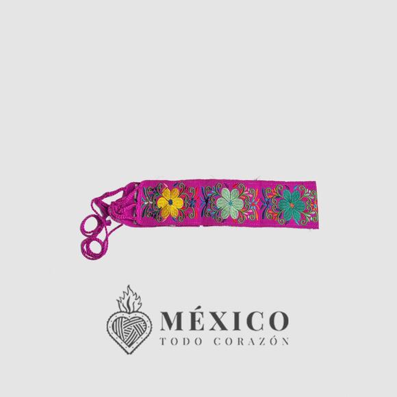 Mexican Folkloric belt day of the dead 5 de Mayo colorfull mexico todo corazon - Picture 2 of 5
